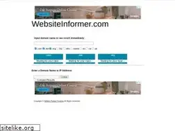 Sites similar to websiteinformer.com