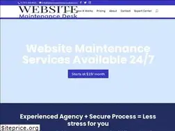 Sites similar to websitemaintenancedesk.com