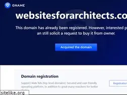 Sites similar to websitesforarchitects.com