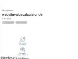 Sites similar to websitevaluecalculator.de