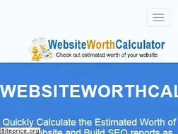 Sites similar to websiteworthcalculator.net