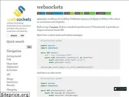 Sites similar to websockets.readthedocs.io