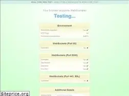 Sites similar to websocketstest.com