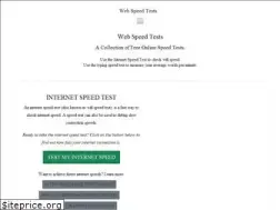 Sites similar to webspeedtests.com