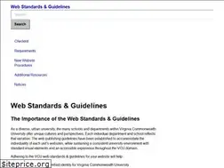 Sites similar to webstandards.vcu.edu