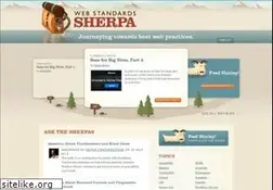 Sites similar to webstandardssherpa.com