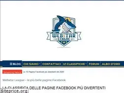 Sites similar to webstarleague.it