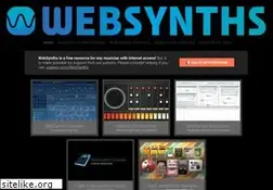 Sites similar to websynths.com