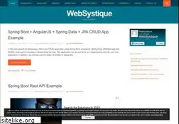 Sites similar to websystique.com