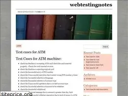 Sites similar to webtestingnotes.wordpress.com