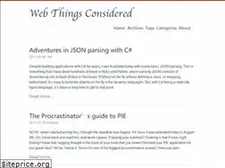 Sites similar to webthingsconsidered.com