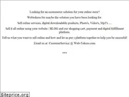 Sites similar to webtokens.biz