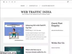 Sites similar to webtrafficindia.in