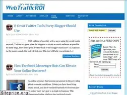 Sites similar to webtrafficroi.com