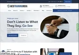 Sites similar to webtrainingindia.com