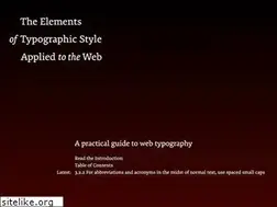 Sites similar to webtypography.net