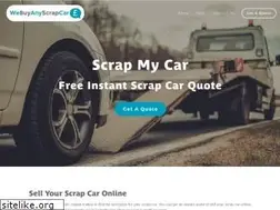 Sites similar to webuyanyscrapcar.com
