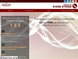 Sites similar to webuycarsscotland.com