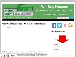 Sites similar to webuyhomes2fix.com