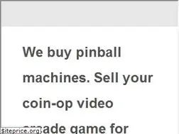 Sites similar to webuypinball.com