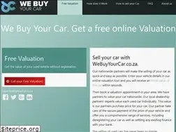 Sites similar to webuyyourcar.co.za