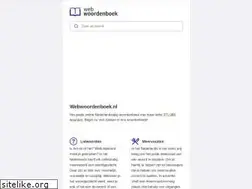 Sites similar to webwoordenboek.nl