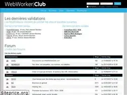 Sites similar to webworkerclub.com