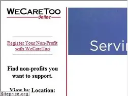 Sites similar to wecaretoo.com
