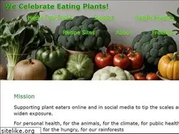 Sites similar to wecelebrateeatingplants.com