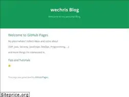 Sites similar to wechris.github.io