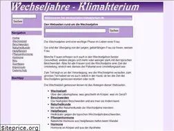 Sites similar to wechseljahre-klimakterium.de