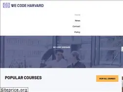 Sites similar to wecodeharvard.com