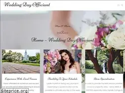Sites similar to weddingdayofficiant.com