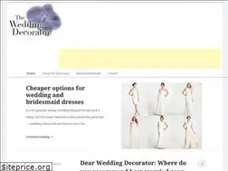 Sites similar to weddingdecoratorblog.com