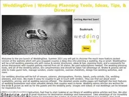 Sites similar to weddingdive.com