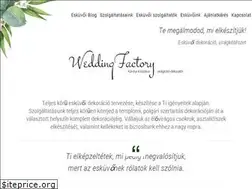 Sites similar to weddingfactory.hu