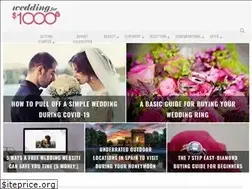 Sites similar to weddingfor1000.com