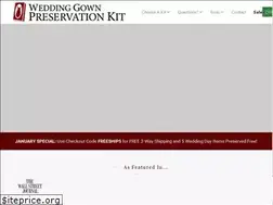 Sites similar to weddinggownpreservationkit.com