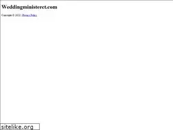 Sites similar to weddingministerct.com
