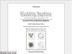 Sites similar to weddingnapkins.com