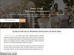 Sites similar to weddingofficiants.com