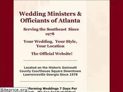 Sites similar to weddingofficiantsatlanta.com