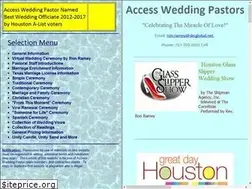Sites similar to weddingpastor.com