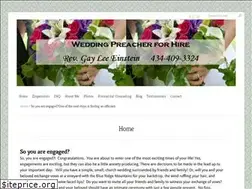 Sites similar to weddingpreacherforhire.com