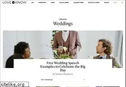 Sites similar to weddings.lovetoknow.com