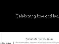 Sites similar to weddingsathyatt.com