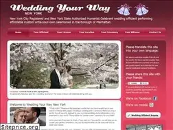 Sites similar to weddingyourwaynewyork.com