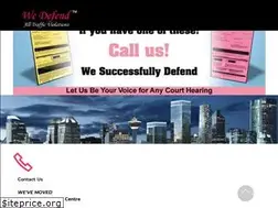 Sites similar to wedefendtickets.ca