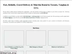 Sites similar to wedelivergravel.com