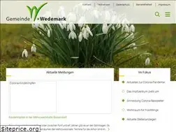 Sites similar to wedemark.de